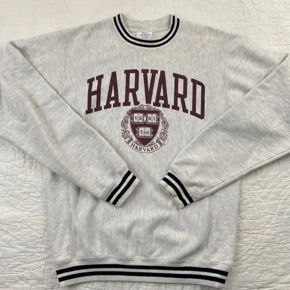Vintage Champion - Harvard Cotton Crewneck - Picture 1 of 9